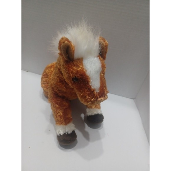 Ty Beanie Buddies Plush Horse Trotter Stuffed Animal 2001 Toy Brown 14” - Picture 13 of 15
